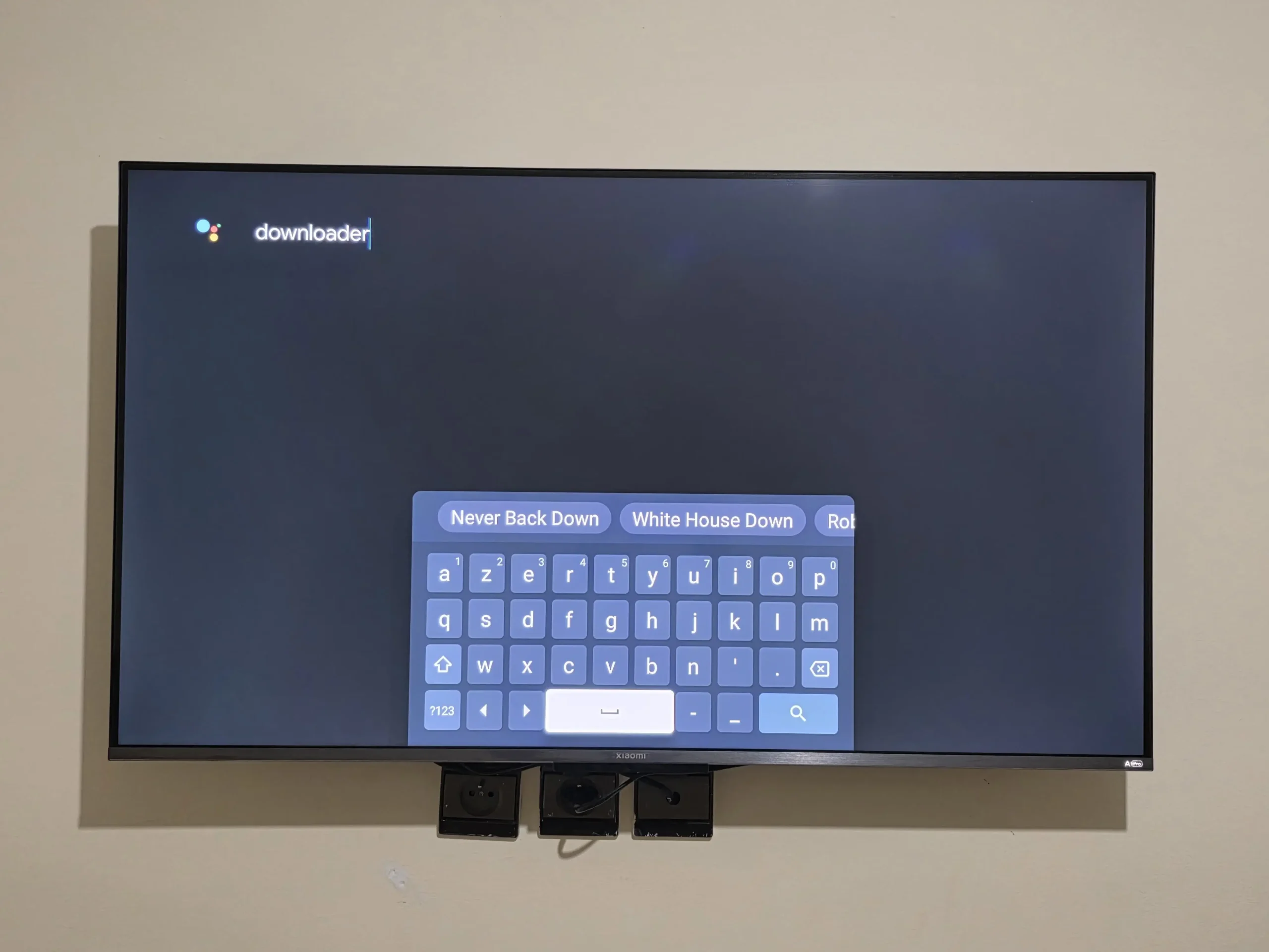Recherche de Downloader sur Fire TV Stick